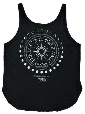 Odesza The Last Goodbye Phases Moon Narrow Cut Moon Tank Band Concert RARE Med*